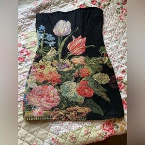 Floral Embroidered Mini Dress